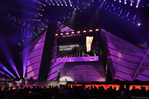 Ingo Nommsen als Moderator beim PRG LEA 2016 - Live Entertainment Award in der Festhalle in Frankfurt