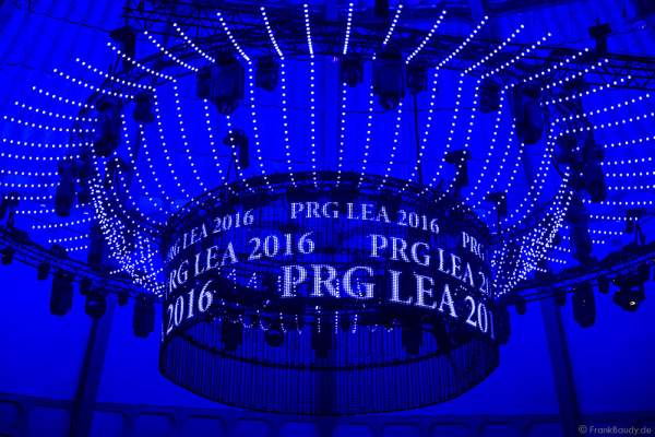 Saaldekoration beim PRG LEA 2016 - Live Entertainment Award in der Festhalle in Frankfurt