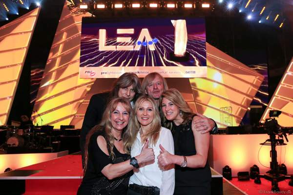 Gäste beim PRG LEA 2016 - Live Entertainment Award in der Festhalle in Frankfurt