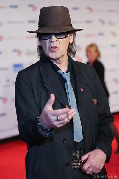 Udo Lindenberg beim PRG LEA 2016 - Live Entertainment Award in der Festhalle in Frankfurt