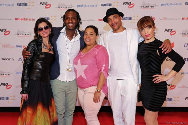 Artisten von Circo National de Cuba beim PRG LEA 2016 - Live Entertainment Award in der Festhalle in Frankfurt