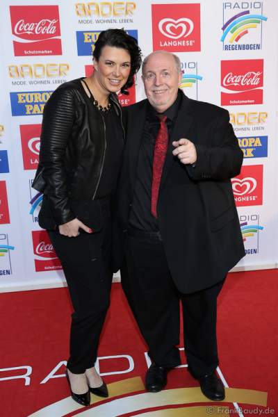 Reiner Calmund und Ehefrau Sylvia beim Radio Regenbogen Award 2016 am 22. April 2016 im Europa-Park in Rust