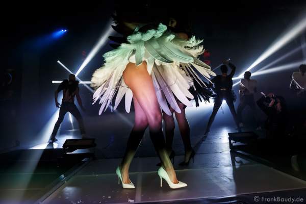 L´Sheila Sisters bei der Premiere der neuen Abendshow Night.Beat.Angels am 29. April 2016 im Europa-Park in Rust