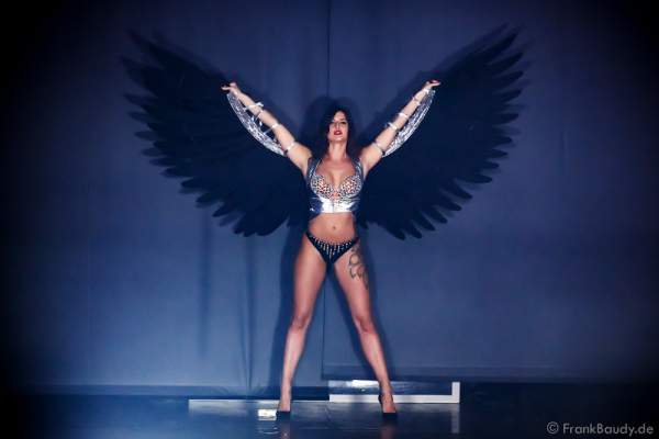 L´Sheila Sisters bei der Premiere der neuen Abendshow Night.Beat.Angels am 29. April 2016 im Europa-Park in Rust