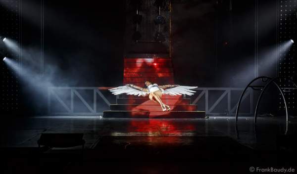 L´Sheila Sisters bei der Premiere der neuen Abendshow Night.Beat.Angels am 29. April 2016 im Europa-Park in Rust