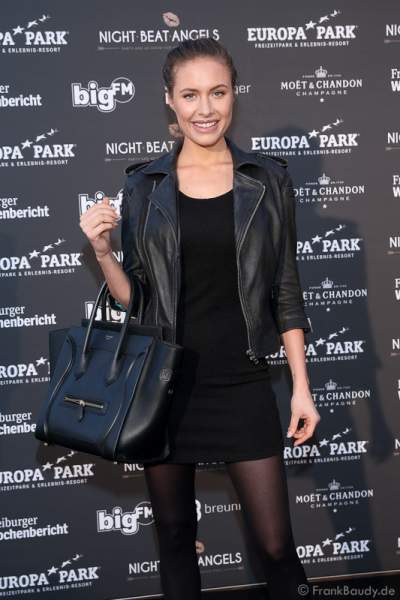 Alena Gerber bei der Premiere der neuen Abendshow Night.Beat.Angels am 29. April 2016 im Europa-Park in Rust