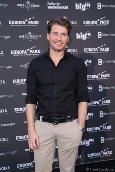 Rául Richter bei der Premiere der neuen Abendshow Night.Beat.Angels am 29. April 2016 im Europa-Park in Rust