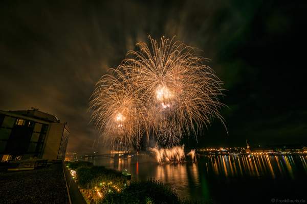 Einzigartiges Feuerwerk bei den Mainzer Sommerlichter 2016