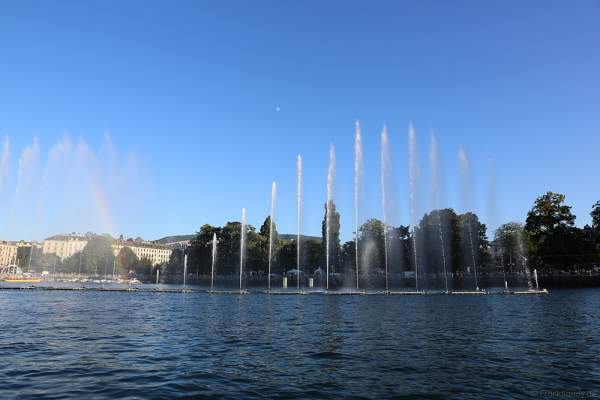 Mobile Wassershow am Tag beim Geneva Lake Festival 2016 - Schweiz