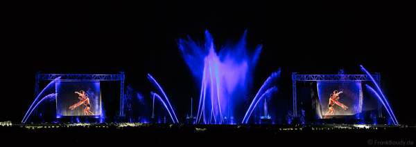 Große Wassershow bei Art et Lumière 2016 "Best of" aus über 30 Jahren Aquatique Show in Furdenheim