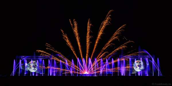 Große Wassershow bei Art et Lumière 2016 "Best of" aus über 30 Jahren Aquatique Show in Furdenheim