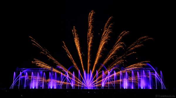 Große Wassershow bei Art et Lumière 2016 "Best of" aus über 30 Jahren Aquatique Show in Furdenheim