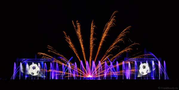 Große Wassershow bei Art et Lumière 2016 "Best of" aus über 30 Jahren Aquatique Show in Furdenheim