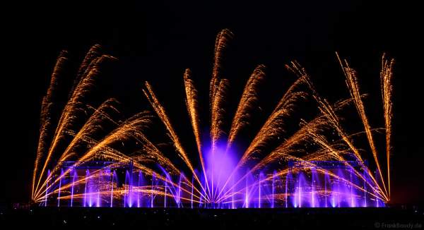 Große Wassershow bei Art et Lumière 2016 "Best of" aus über 30 Jahren Aquatique Show in Furdenheim