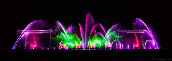 Große Wassershow mit Laser bei Art et Lumière 2016 "Best of" aus über 30 Jahren Aquatique Show in Furdenheim