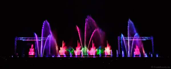 Große Wassershow bei Art et Lumière 2016 "Best of" aus über 30 Jahren Aquatique Show in Furdenheim