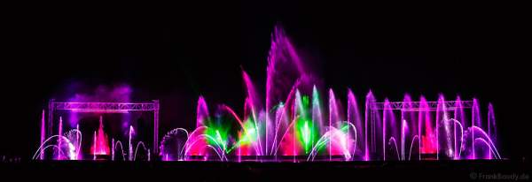 Große Wassershow mit Laser bei Art et Lumière 2016 "Best of" aus über 30 Jahren Aquatique Show in Furdenheim