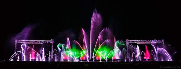 Große Wassershow mit Laser bei Art et Lumière 2016 "Best of" aus über 30 Jahren Aquatique Show in Furdenheim