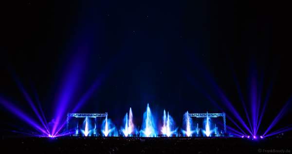 Große Wassershow bei Art et Lumière 2016 "Best of" aus über 30 Jahren Aquatique Show in Furdenheim