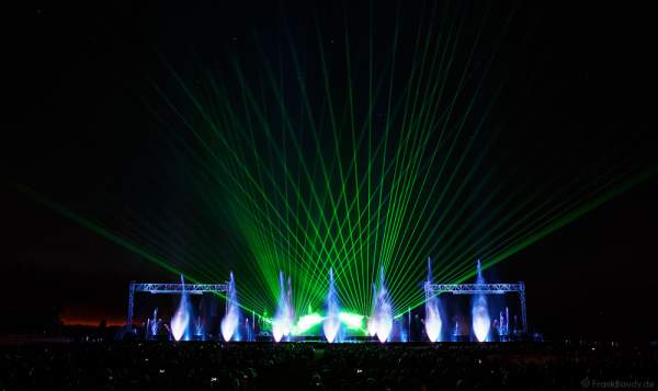 Große Wassershow mit Laser bei Art et Lumière 2016 "Best of" aus über 30 Jahren Aquatique Show in Furdenheim