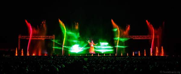Große Wassershow mit Laser bei Art et Lumière 2016 "Best of" aus über 30 Jahren Aquatique Show in Furdenheim