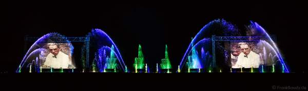 Große Wassershow bei Art et Lumière 2016 "Best of" aus über 30 Jahren Aquatique Show in Furdenheim