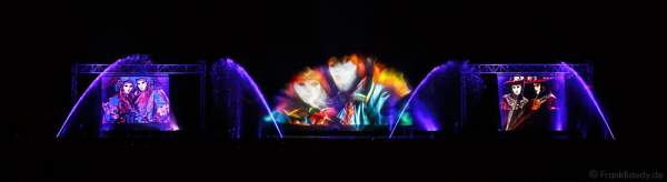 Große Wassershow bei Art et Lumière 2016 "Best of" aus über 30 Jahren Aquatique Show in Furdenheim