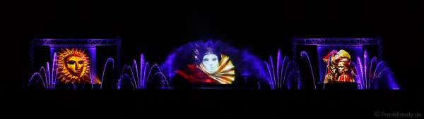 Große Wassershow bei Art et Lumière 2016 "Best of" aus über 30 Jahren Aquatique Show in Furdenheim