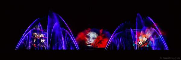 Große Wassershow bei Art et Lumière 2016 "Best of" aus über 30 Jahren Aquatique Show in Furdenheim