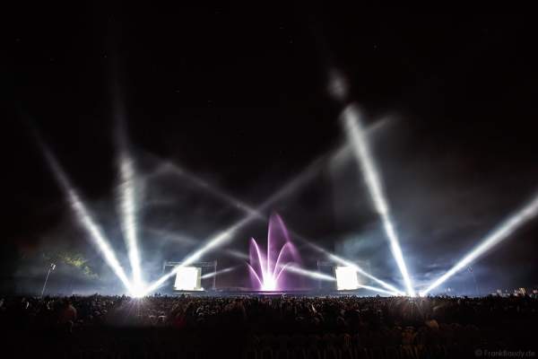 Große Wassershow bei Art et Lumière 2016 "Best of" aus über 30 Jahren Aquatique Show in Furdenheim