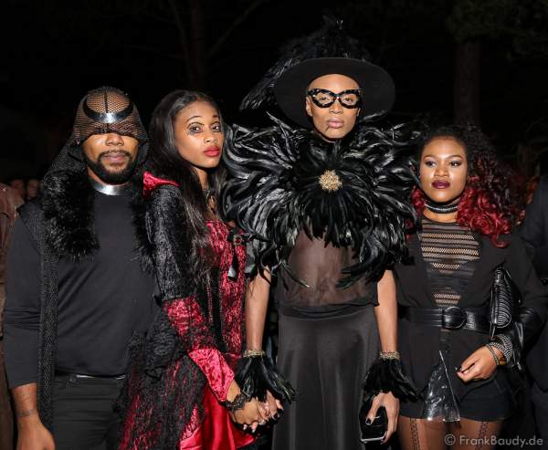 Michael Antonio und Stevie Boi (Designer) bei der 2. Horror Glam Live Night im Europa-Park Rust am 02.10.2016