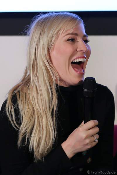 Natasha Bedingfield bei der Pressekonferenz zur Premiere von Night of the Proms 2016 in der SAP Arena Mannheim