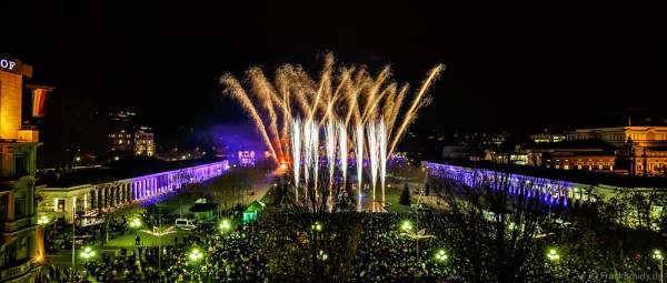 Hit Radio FFH feiert mit Jubiläums-Feuerwerk 70 Jahre Hessen in Wiesbaden