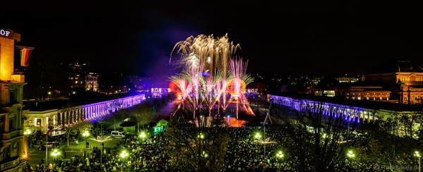 Hit Radio FFH feiert mit Jubiläums-Feuerwerk 70 Jahre Hessen in Wiesbaden