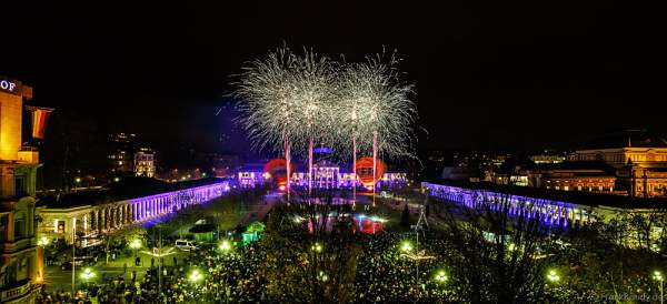 Hit Radio FFH feiert mit Jubiläums-Feuerwerk 70 Jahre Hessen in Wiesbaden