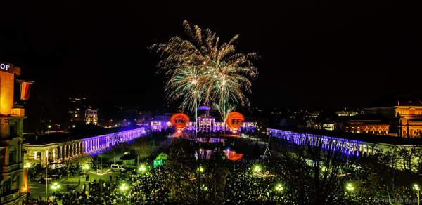 Hit Radio FFH feiert mit Jubiläums-Feuerwerk 70 Jahre Hessen in Wiesbaden