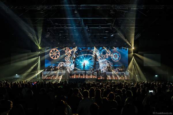Lightshow bei neuer Show MYSTORIAL von DJ BoBo bei der großen Weltpremiere am 13. Januar 2017 im Europa-Park Rust