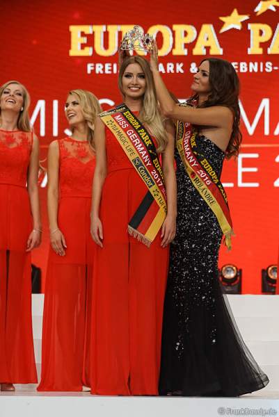 Die Krönung der Miss Germany 2017 Soraya Kohlmann im Europa-Park am 18. Februar 2017