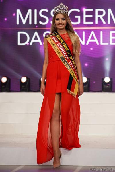 Die Krönung der Miss Germany 2017 Soraya Kohlmann im Europa-Park am 18. Februar 2017