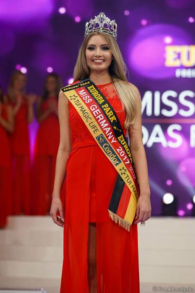 Soraya Kohlmann gewinnt die Wahl zur Miss Germany 2017 im Europa-Park am 18. Februar 2017