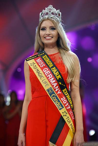 Soraya Kohlmann gewinnt die Wahl zur Miss Germany 2017 im Europa-Park am 18. Februar 2017