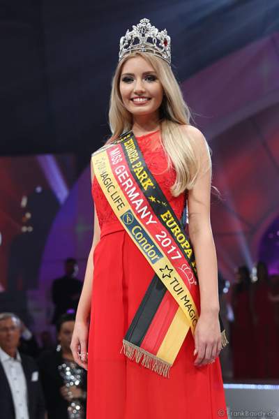 Soraya Kohlmann gewinnt die Wahl zur Miss Germany 2017 im Europa-Park am 18. Februar 2017