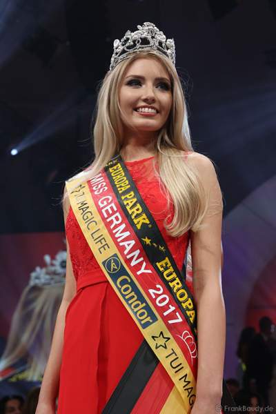Soraya Kohlmann gewinnt die Wahl zur Miss Germany 2017 im Europa-Park am 18. Februar 2017