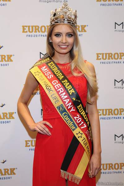 Soraya Kohlmann gewinnt die Wahl zur Miss Germany 2017 im Europa-Park am 18. Februar 2017