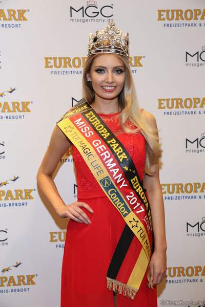 Soraya Kohlmann gewinnt die Wahl zur Miss Germany 2017 im Europa-Park am 18. Februar 2017