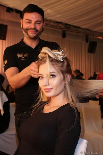 Backstage bei den Vorbereitungen zur Miss Germany 2017 Wahl im Europa-Park am 18. Februar