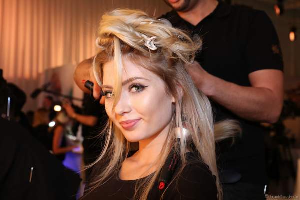 Backstage bei den Vorbereitungen zur Miss Germany 2017 Wahl im Europa-Park am 18. Februar