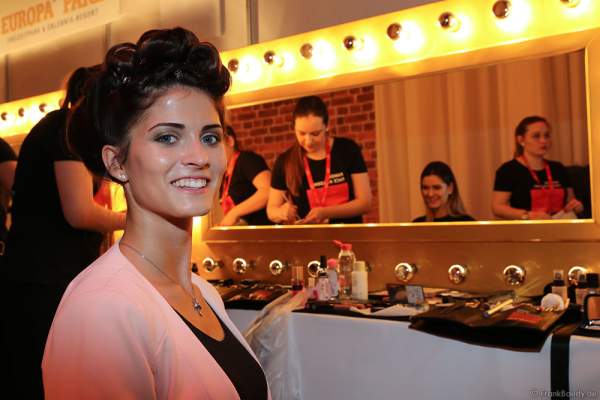 Backstage bei den Vorbereitungen zur Miss Germany 2017 Wahl im Europa-Park am 18. Februar