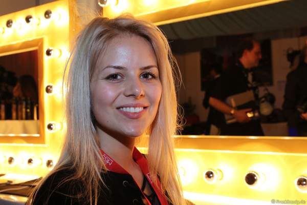 Victoria Selivanov (Miss Thüringen 2017) Backstage bei den Vorbereitungen zur Miss Germany 2017 Wahl im Europa-Park am 18. Februar 2017