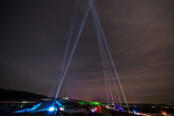 Weinbergnacht 2017 in Bad Dürkheim zwischen Michelsberg, Spielberg, Herrenberg und Weilberg